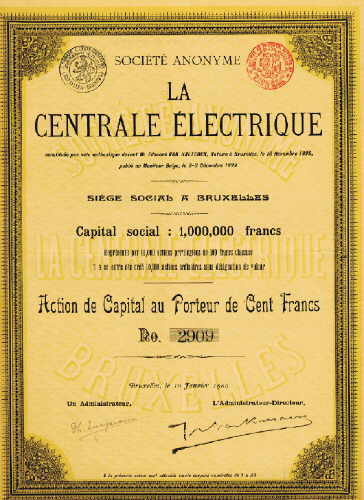 S.A. La Centrale Electrique