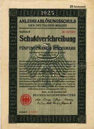 Anleiheablsungsschuld des Deutschen Reiches