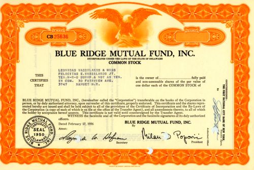 Blue Ridge Mutual Fund